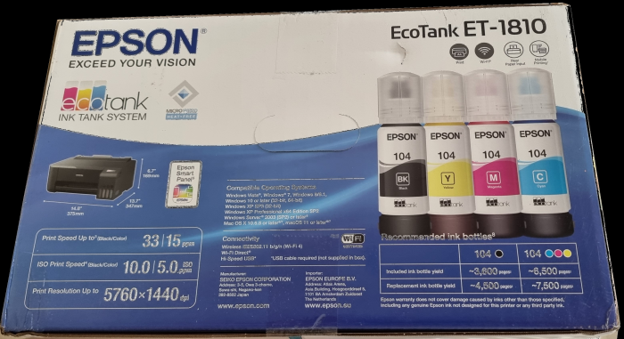 Achat-de-l-imprimante-Epson-ET-1810-entree-de-gamme-de-l-EcoTank
